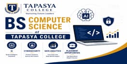 BS Computer Science at Tapasya College AI Cybersecurity Data Analytics and Placement Opportunities